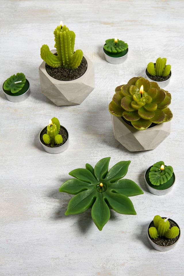 Cactus Tealight Candle #2