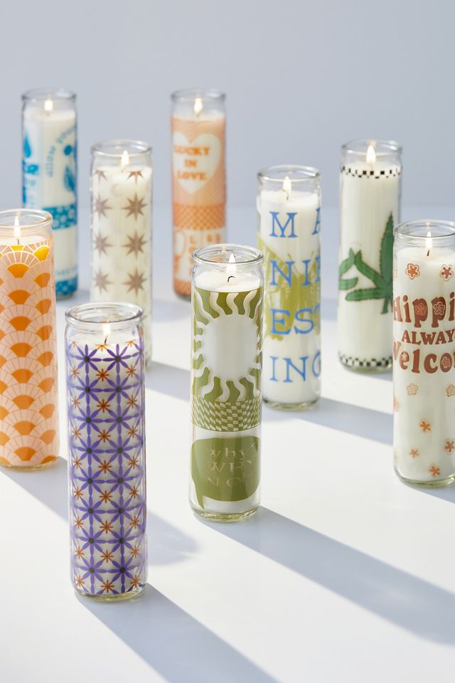 Cottage Fields Glass Candle #2