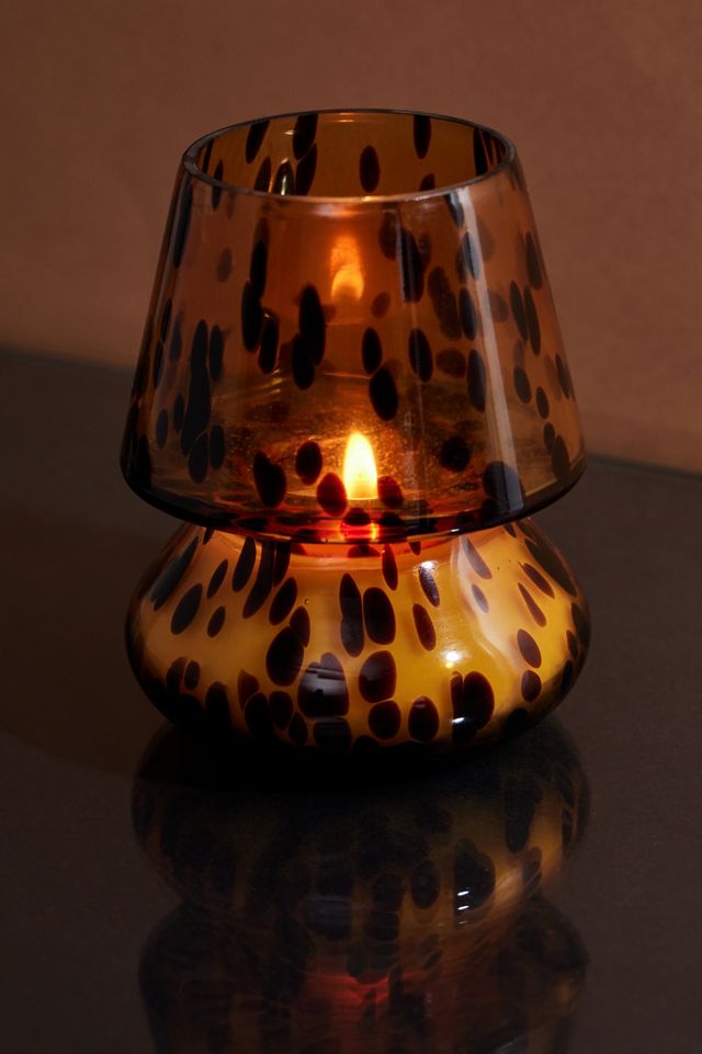 Candela a Forma di Lampada Ava Marrone Tartarugato #1