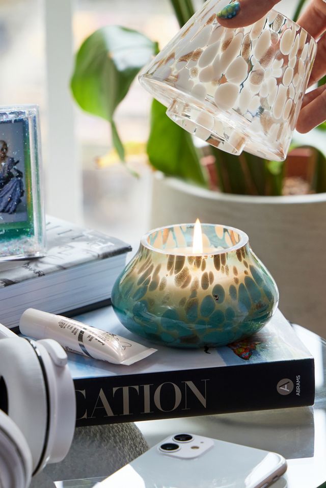 Bougie en Forme de Lampe Tortue Bleue Ava #1