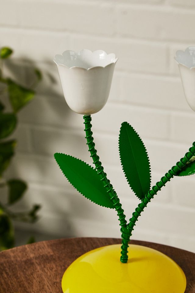 Porte-bougie chauffe-plat en forme de tulipe #2