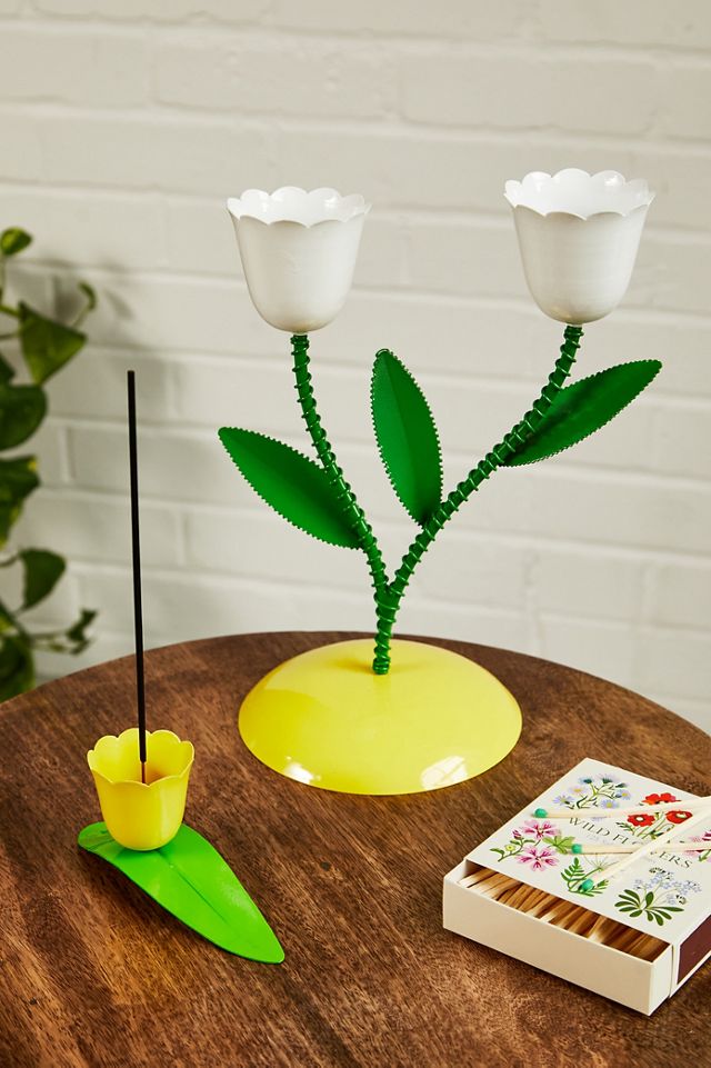 Porte-bougie chauffe-plat en forme de tulipe #4