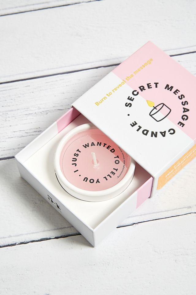 54 Celsius You Light Up Every Room Secret Message Candle