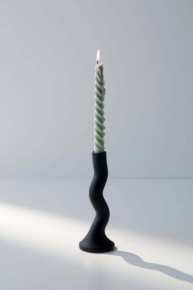 Lula Black Taper Candle Holder Urban Outfitters UK