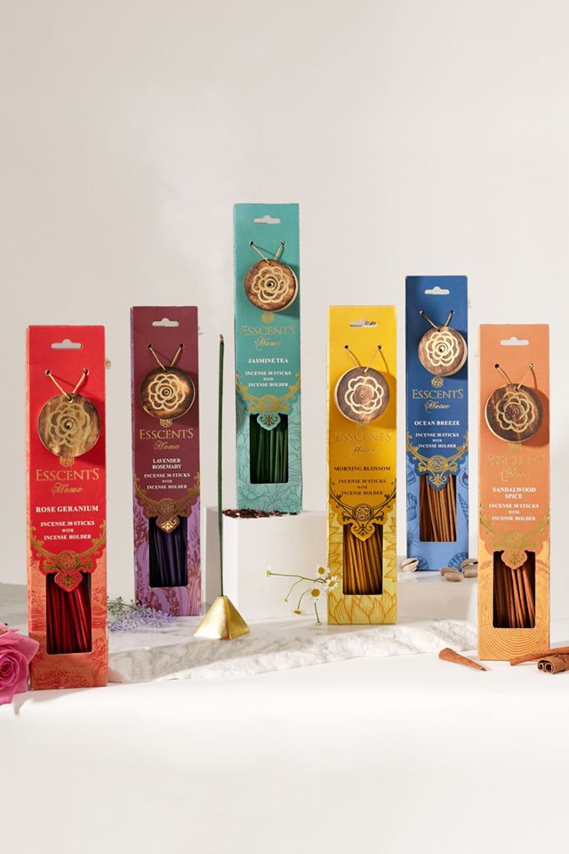 Esscents Home Assorted 30 Incense Sticks & Holder Urban Outfitters UK