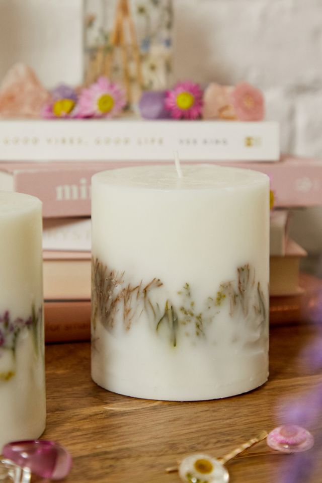 Bougie de Fleurs Séchées #2