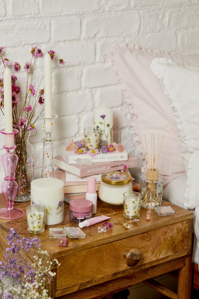 Bougie de Fleurs Séchées #4