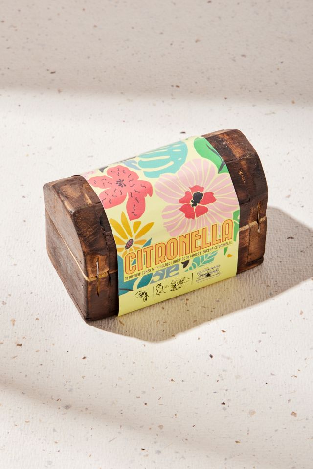 Citronella Cone Incense Wooden Box Set | Urban Outfitters UK