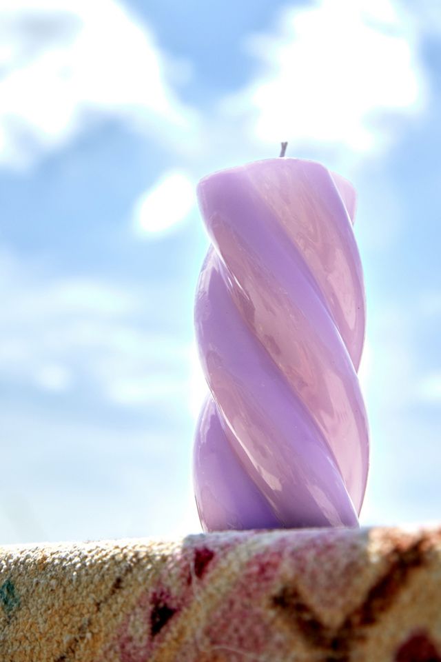 anna + nina Lilla Blunt Twisted Long Candle #2