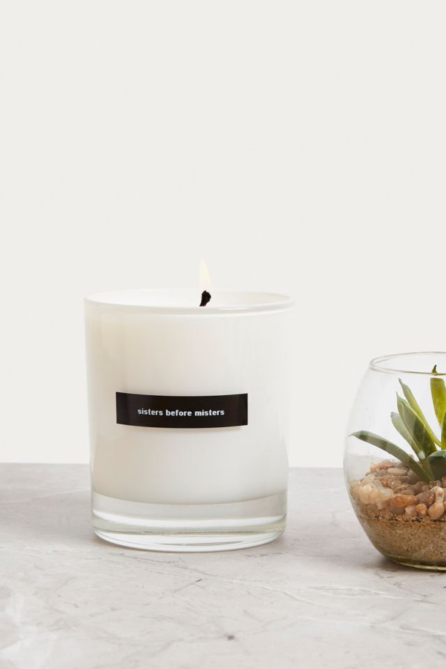 Lit Wicks Sisters Before Misters Candle | Urban Outfitters UK