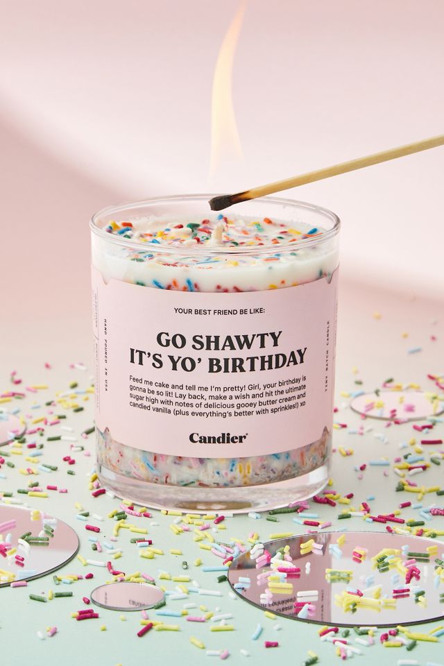 Go Shawty It's Your Birthday! Sprinkle Candle - Hi Sweetheart