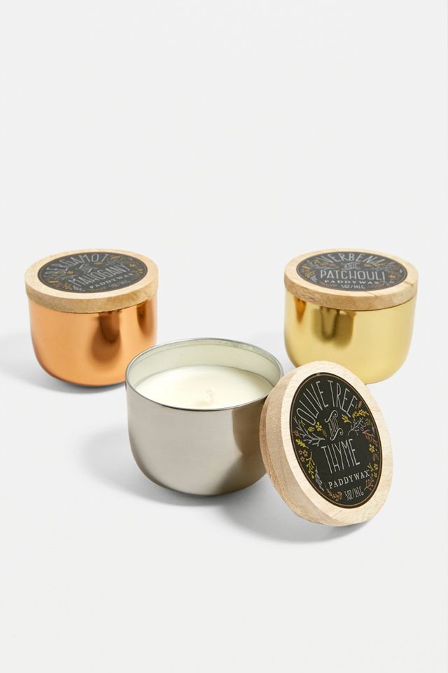 Paddywax Foundry Olive Tree and Thyme 5oz Candle Urban Outfitters UK