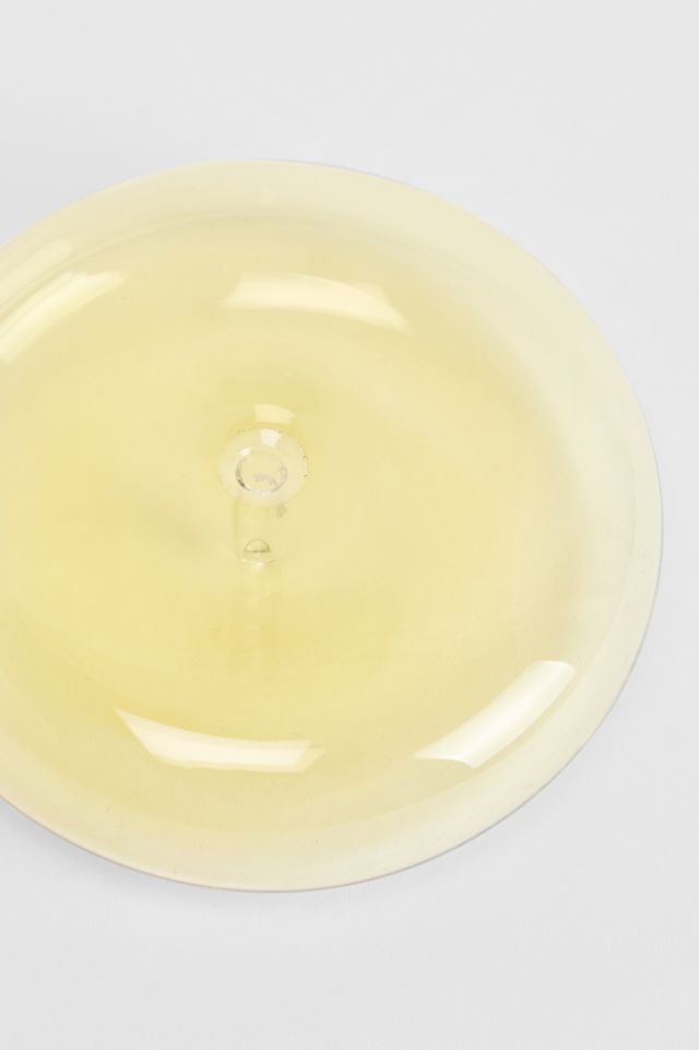 Portaincenso in Vetro Giallo con Texture Maegen #1