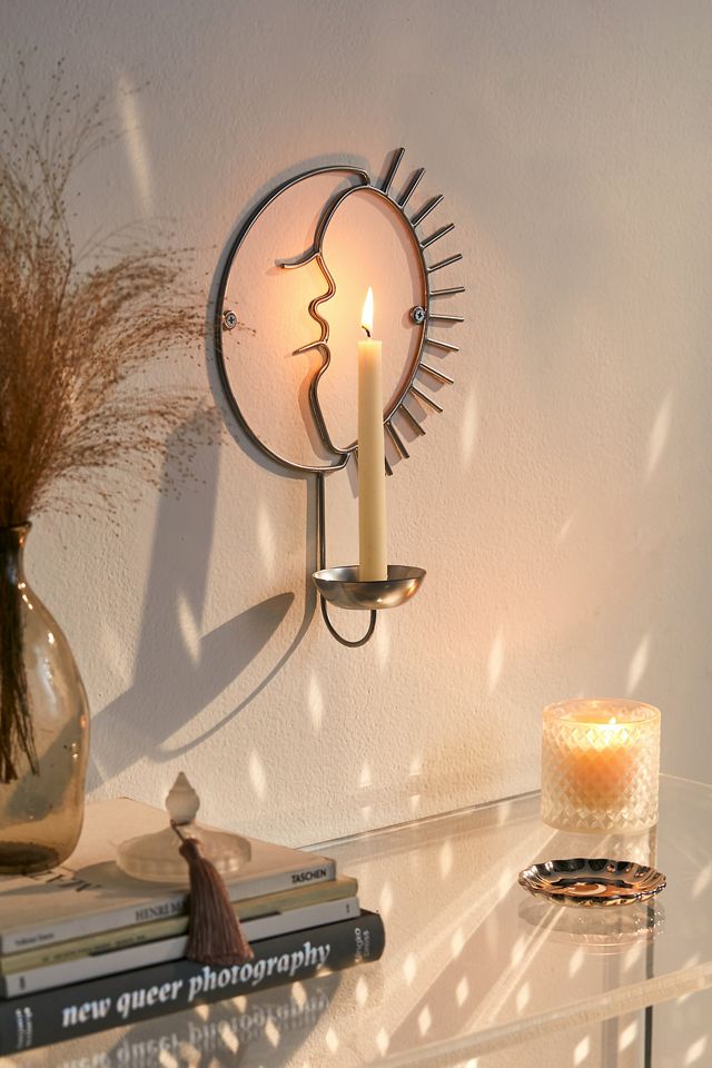 Celestial Wall Taper Candle Holder Urban Outfitters UK