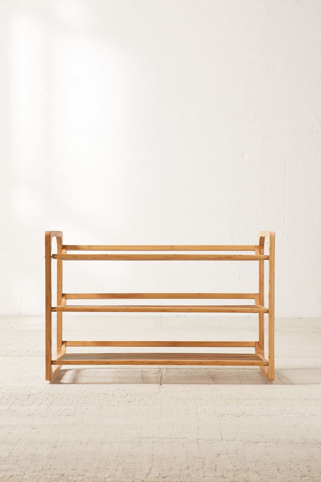 Bamboo Shoe Storage Rack #1
