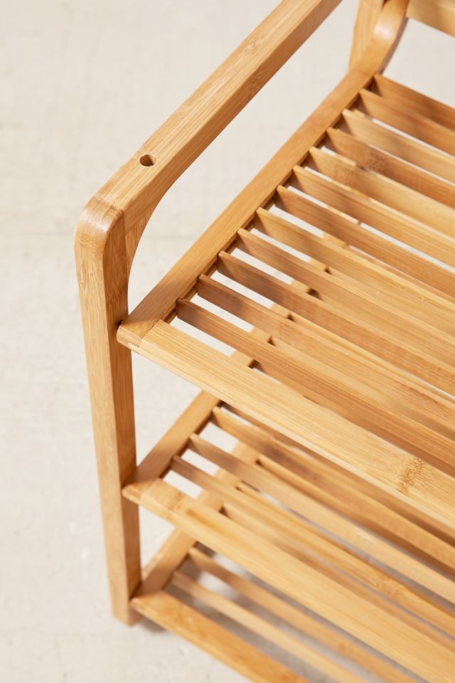 Bamboo Shoe Storage Rack #3