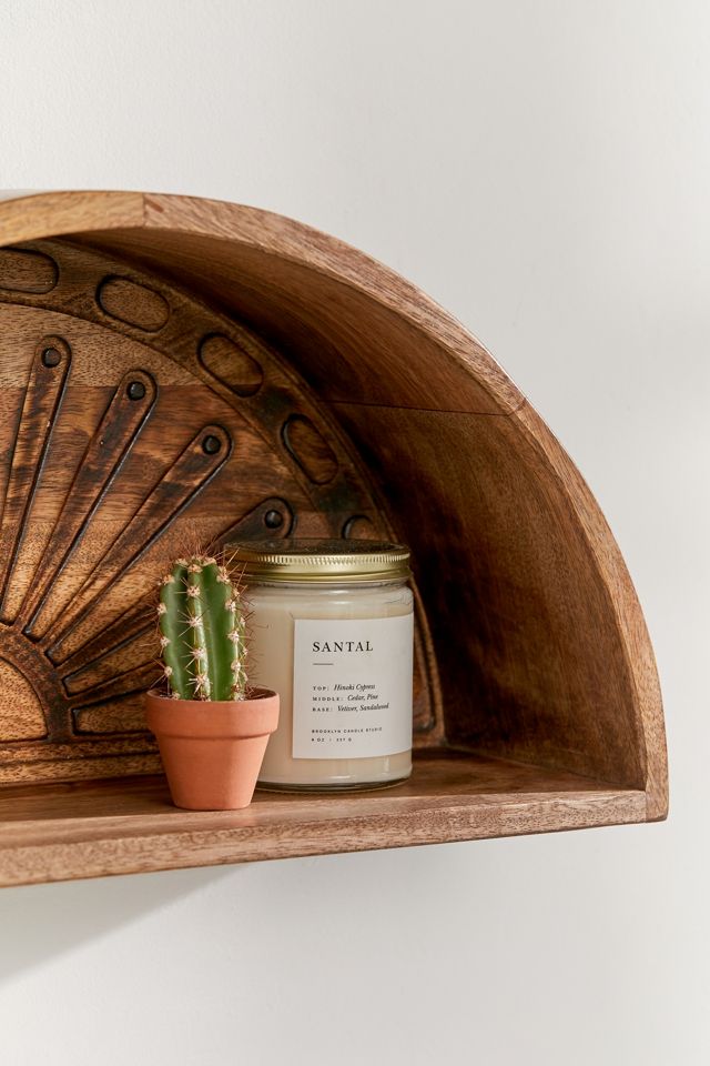 Sunset Wooden Wall Shelf #1