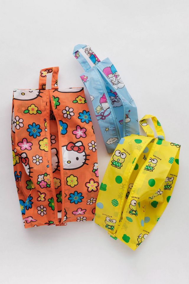 新品　BAGGU ハローキティ&フレンズ　3D ZIP SET 3D Zip Set Hello Kitty and Friends Florals - Baggu