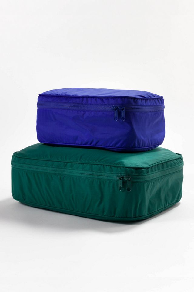 BAGGU Lake Green & Blue Packing Cubes Urban Outfitters UK