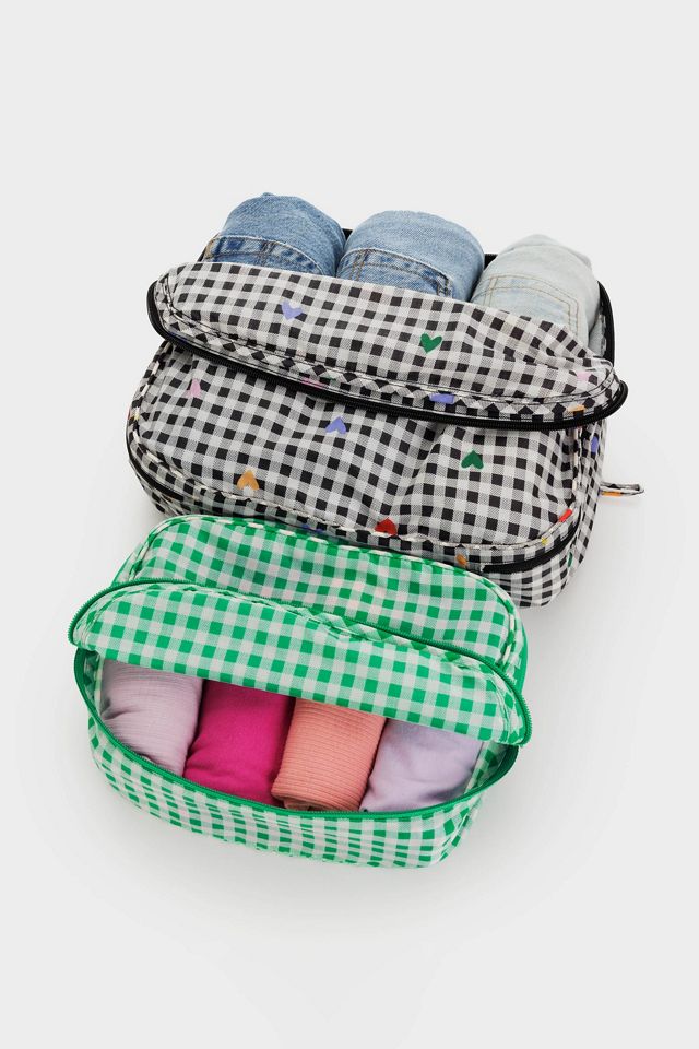BAGGU Gingham Packing Cubes Urban Outfitters UK