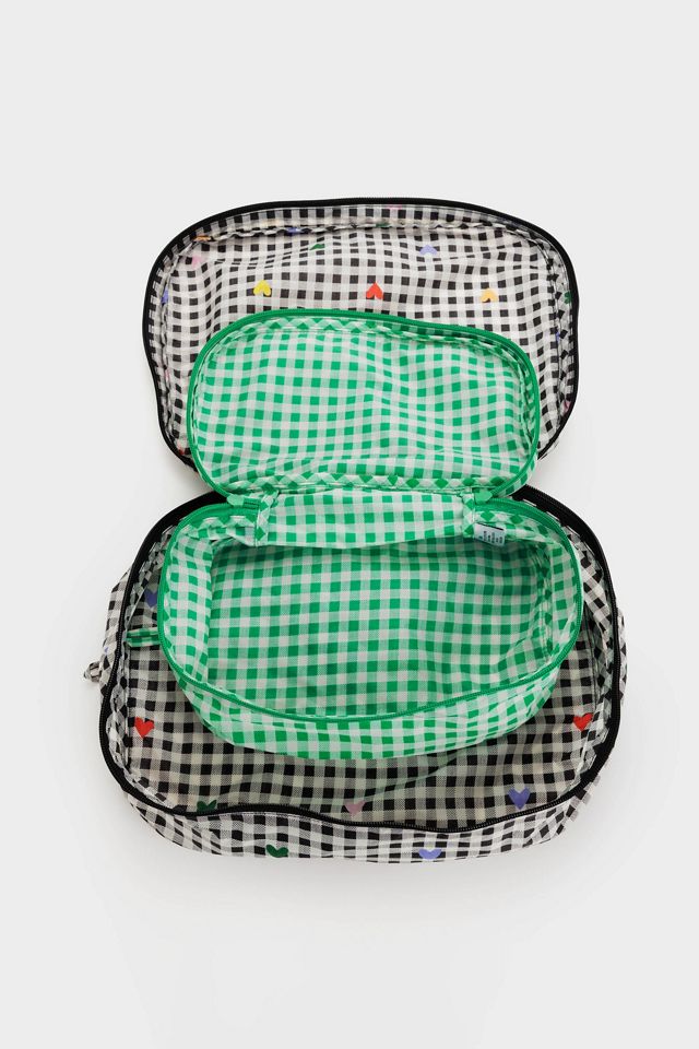 BAGGU Gingham Packing Cubes Urban Outfitters UK