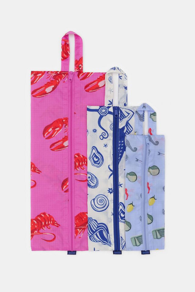 BAGGU Sea Creatures 3D Zip Set #2