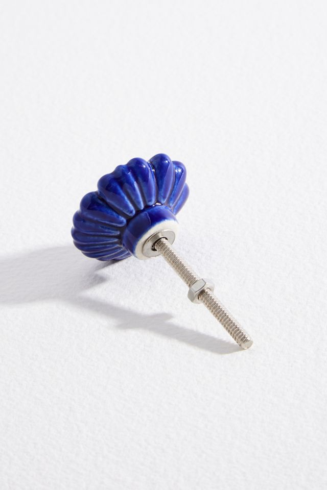 Blue Flower Drawer Knob Urban Outfitters UK