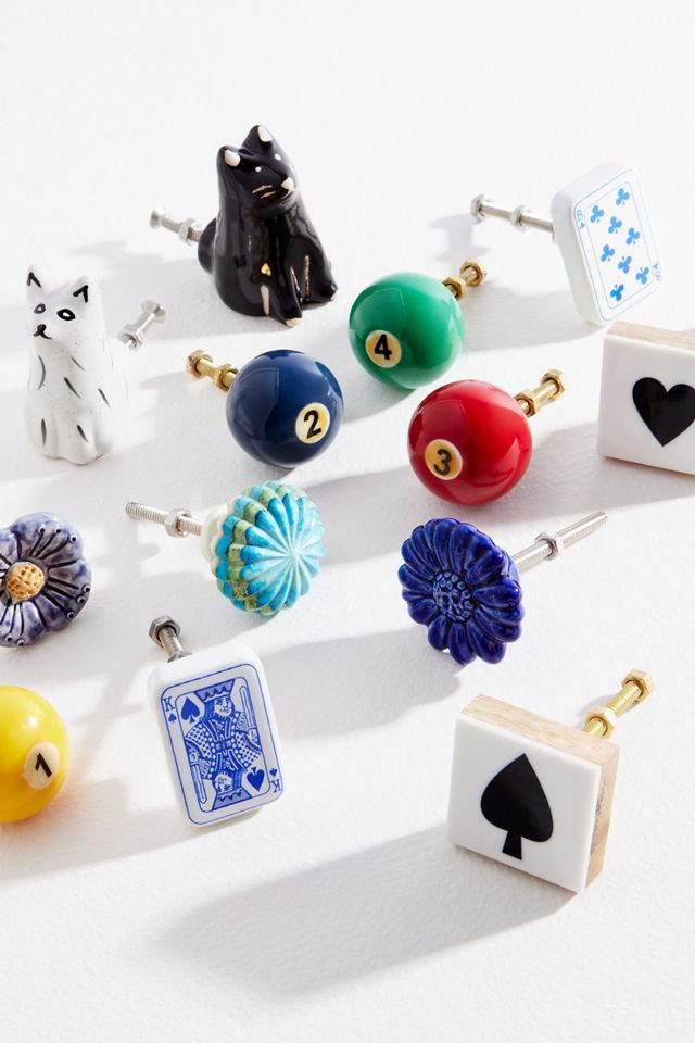 Lilac Flower Drawer Knob Urban Outfitters UK