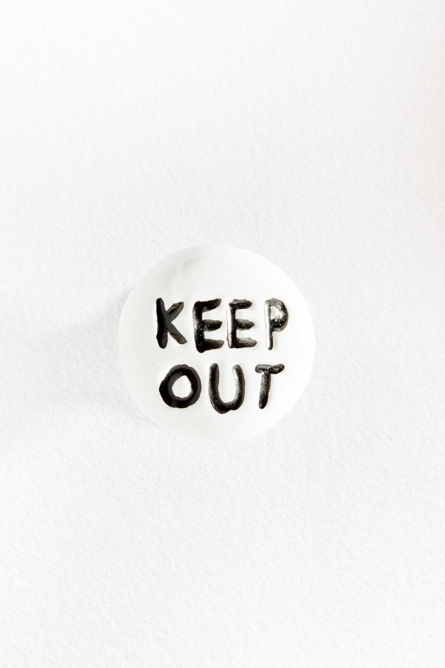 Keep Out Drawer Knob | Urban Outfitters UK