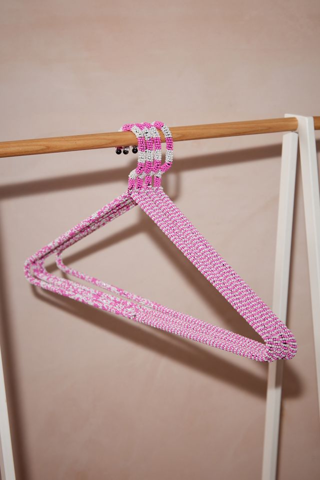 Beaded Hangers Set of 4 Urban Outfitters UK