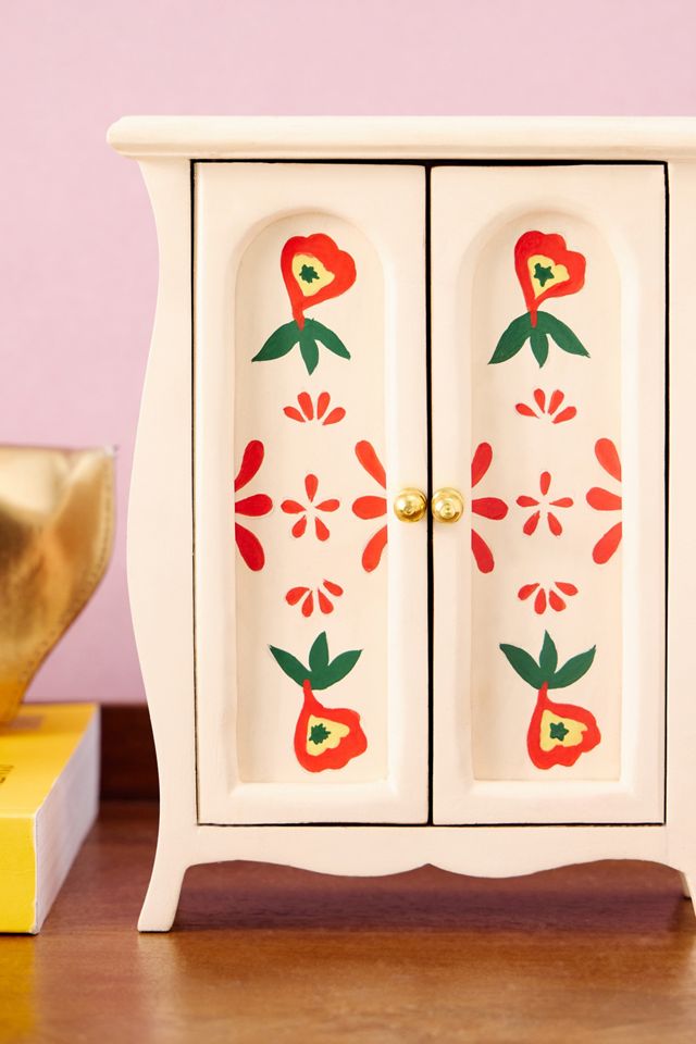 Mini Handbemalter Kleiderschrank #1