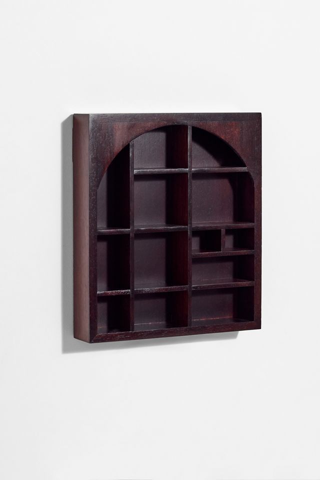 Gewölbtes Schmuckstück-Ausstellungsregal #1