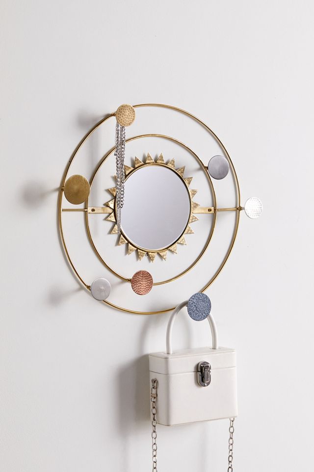 Cosmic Orbit Wall Mirror Coat Hook #3