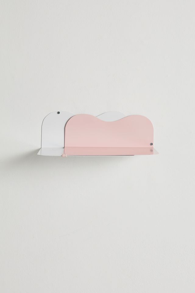 Expandable Pink Metal Wall Shelf Set #2