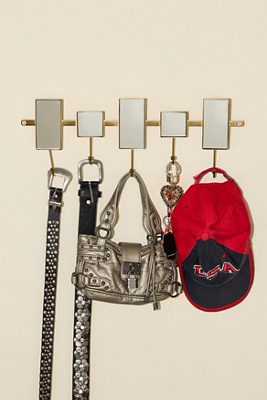 Mirror Wall Hook - Gold ALL at Urban Outfitters