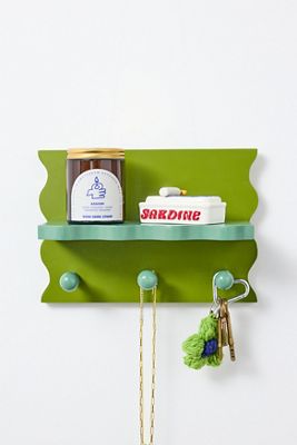 Two Tone Hook Shelf