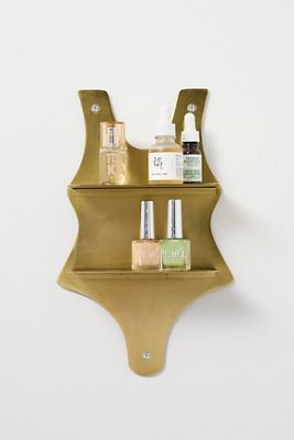 Gold Swimsuit Wall Shelf