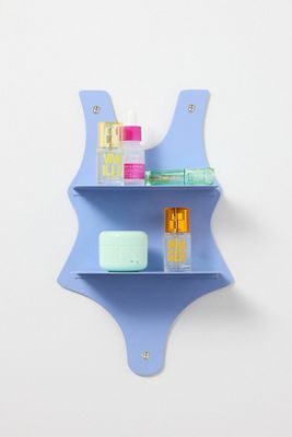 Blue Swimsuit Wall Shelf