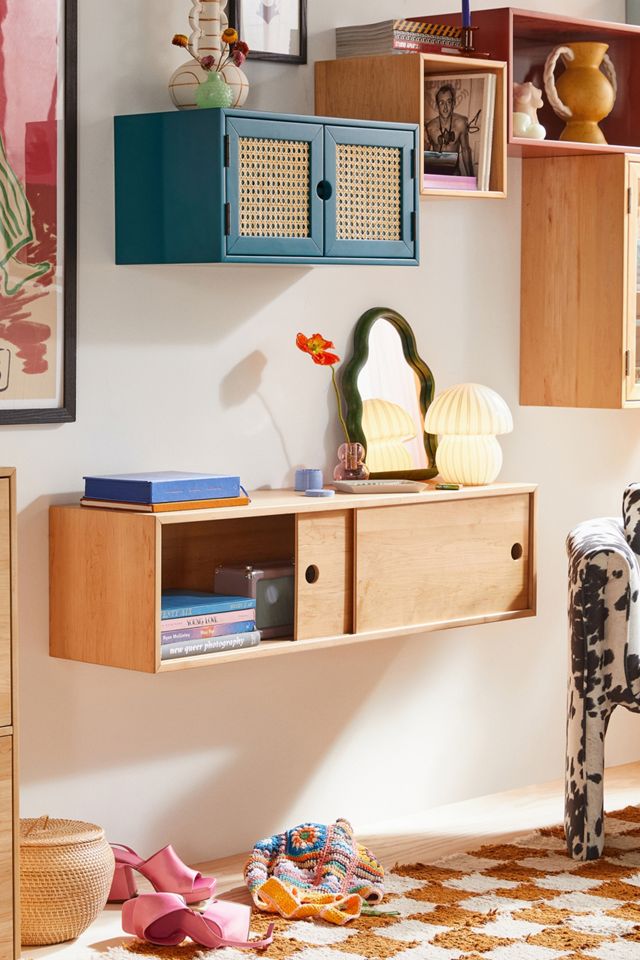 Gillian Sliding Door Wall Shelf #1