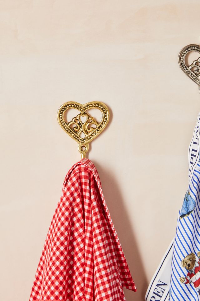 Gold Heart Wall Hook | Urban Outfitters UK