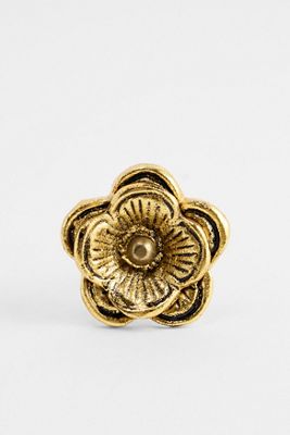 Goldener Rosen-Schubladenknauf