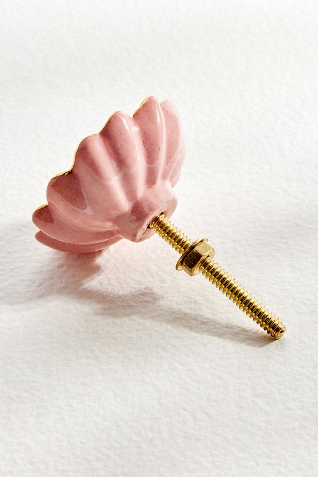 Pink Agate Flower Drawer Knob Urban Outfitters UK
