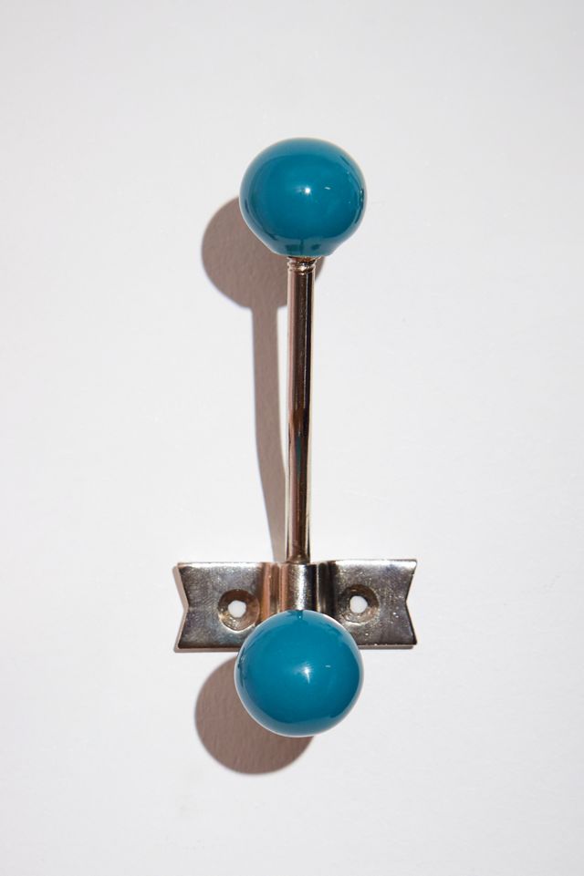 Mid-Century Blue Wall Hook #2