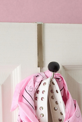 Mid Century Over-The-Door Hook - Black ALL at Urban Outfitters