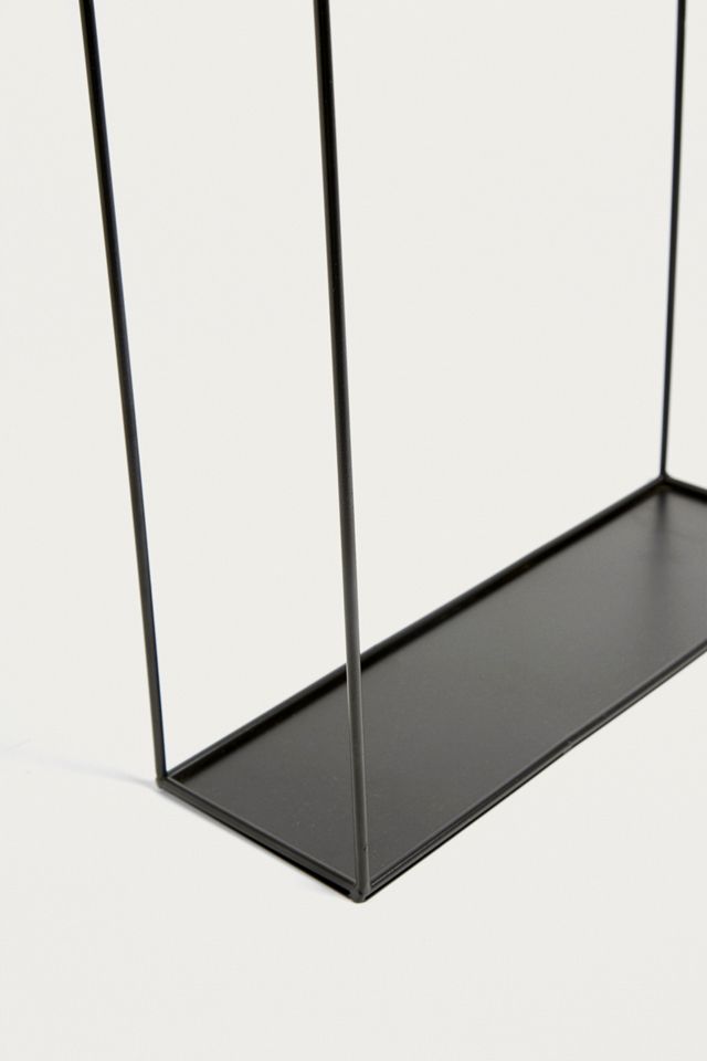 Square Black Metal Shelf #2