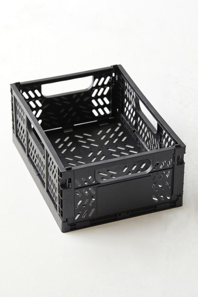 Felix - Caisse de rangement pliable de taille moyenne noire #3