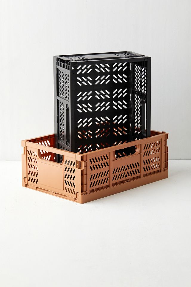 Felix - Caisse de rangement pliable de taille moyenne noire #4