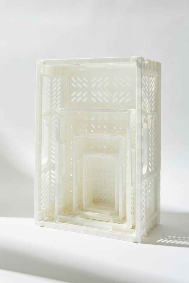 Caisse de Rangement Pliante Blanche Felix Grande #1