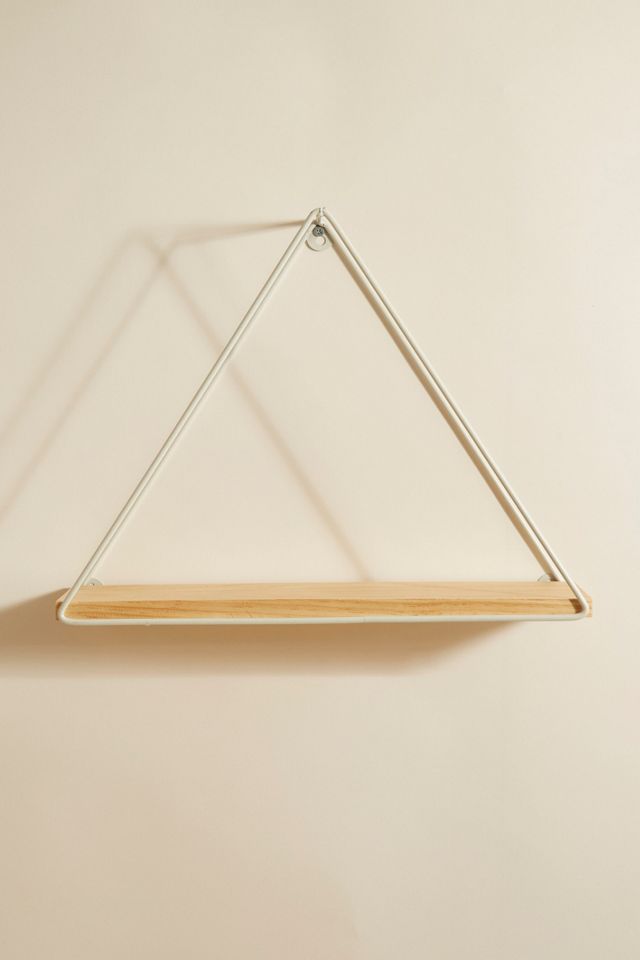 White Triangle Shelf #1