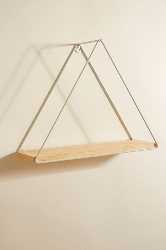 White Triangle Shelf #3